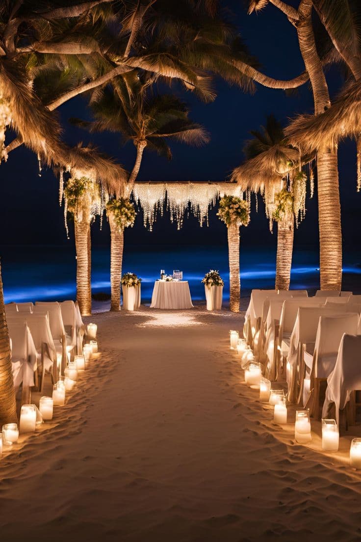 Bodas íntimas en el paraíso